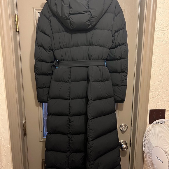 Mackage women’s sz medium calina city stretch down maxi coat black - Picture 4 of 5